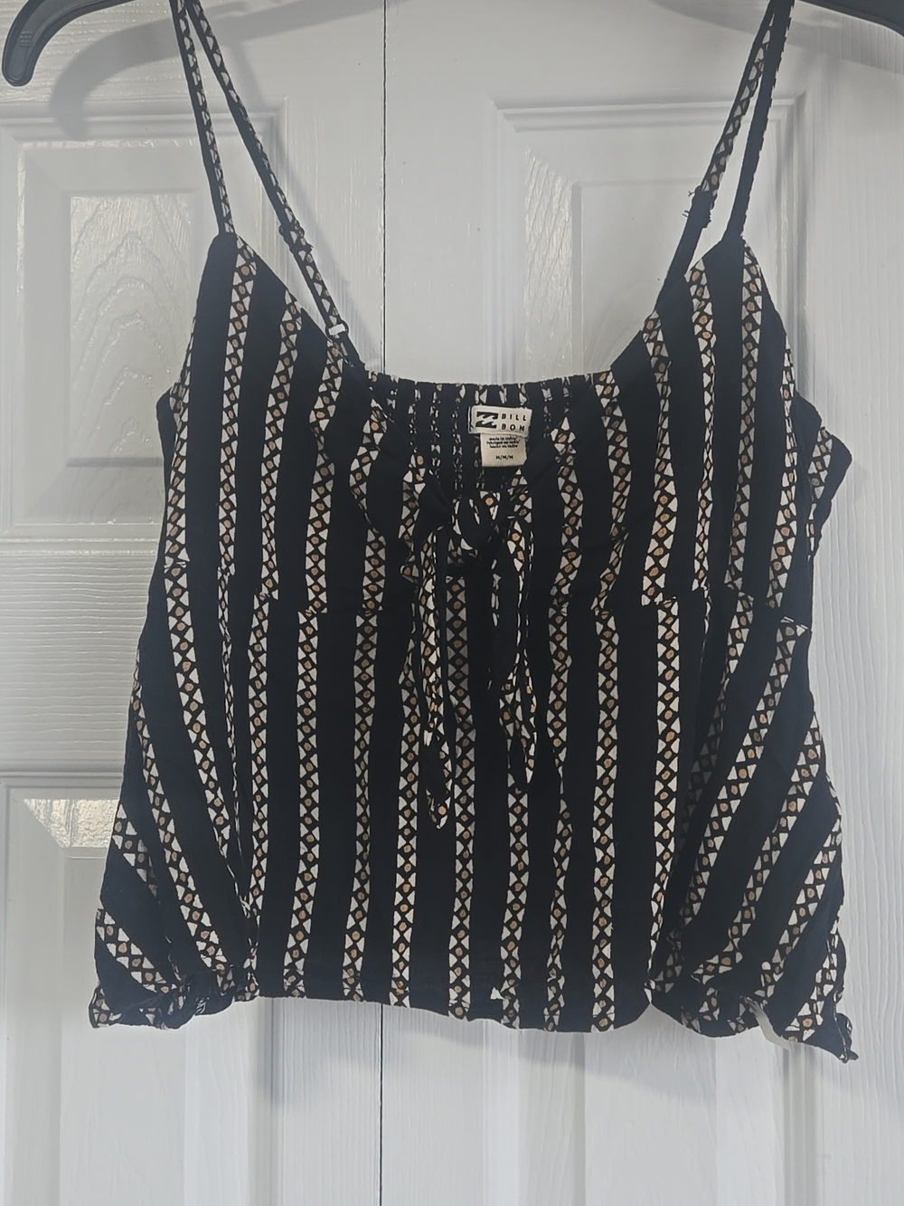 Billabong Striped Spaghetti Strap Tank